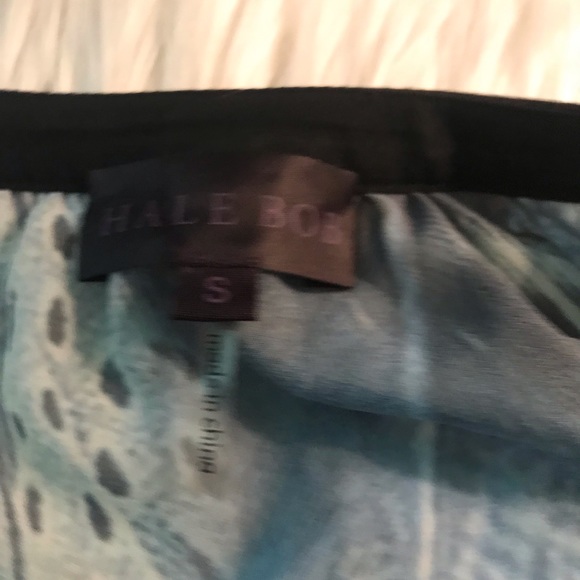 Hale Bob sheer feather print long sleeve blouse. Size small - Picture 8 of 12